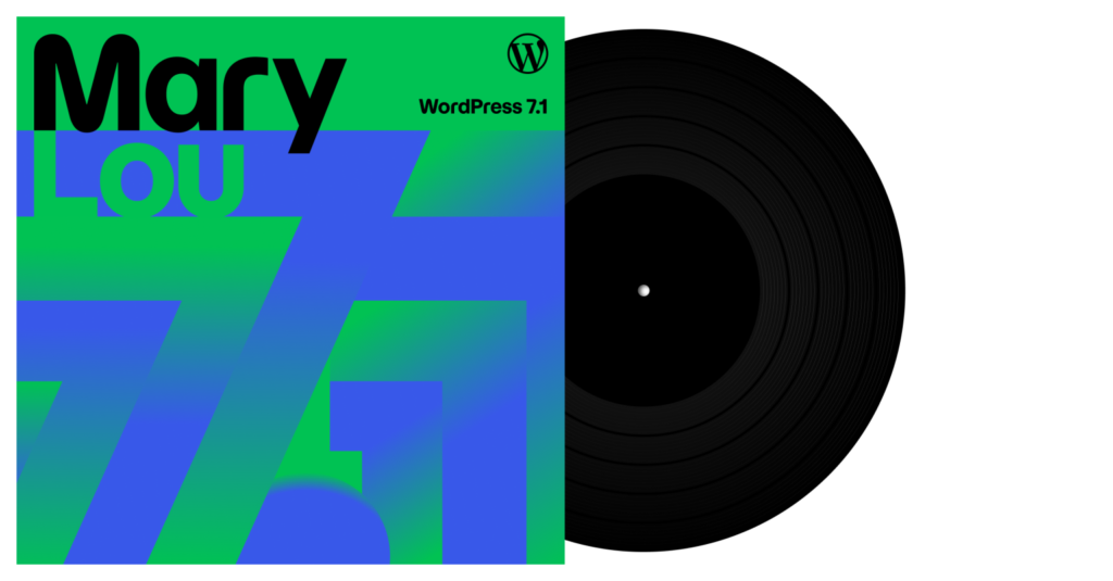 WordPress 7.1 "Mary Lou" release artwork
